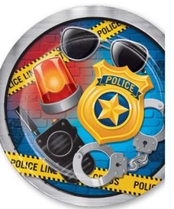 Police Paper Plates