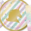 Unicorn Sparkle Dessert Plate