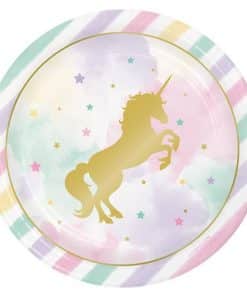 Unicorn Sparkle Party Paper Plates