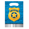 Police Party Plastic Loot Bags