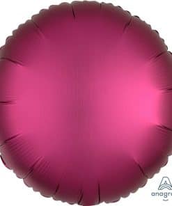 Pomegranate Circle Satin Luxe Foil Balloon