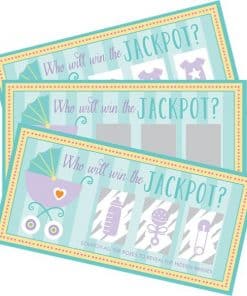 Baby Shower Scratch Cards