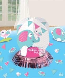 Christening Day Pink Table Centrepiece