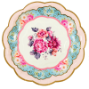 Vintage Tea Party Paper Dessert Plates
