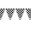 Black & White Bunting - Grand Prix or Formual 1 Party Decorations