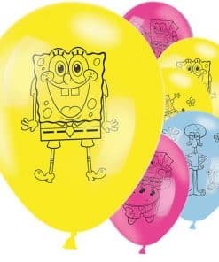 SpongeBob Squarepants Printed Latex Balloons