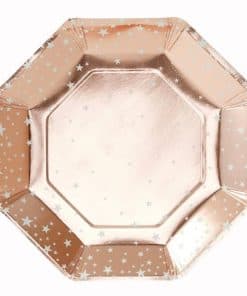 Rose Gold Metallic Star