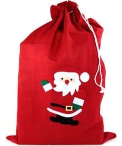 Christmas Santa Sack Red Fleece