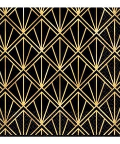 Hollywood Party Metallic Paper Lunch Napkins