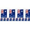 Australian Flag Plastic Bunting