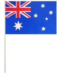 Australian Hand Waving Flag