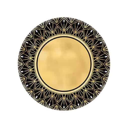 Hollywood Party Metallic Paper Plate