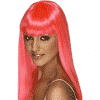 Glamourama Adult Neon Pink Wig