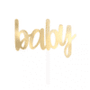 Gold Baby Cake Topper