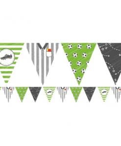 Kicker Football Party Paper Flag Banner