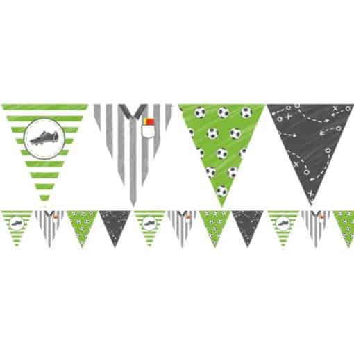 Kicker Football Party Paper Flag Banner