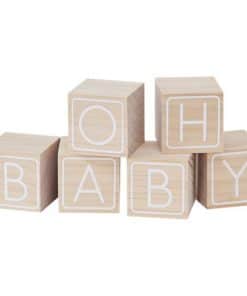 Alternative view of Oh Baby Wooden Building Blocks Guest Book
