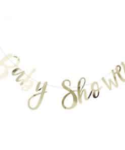 Oh Baby Gold Foiled 'Baby Shower' Letter Banner