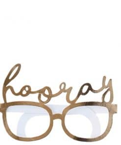 Pick & Mix Pastel Gold Hooray Party Glasses