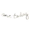 Pick & Mix Pastel Gold 'One Today' Banner