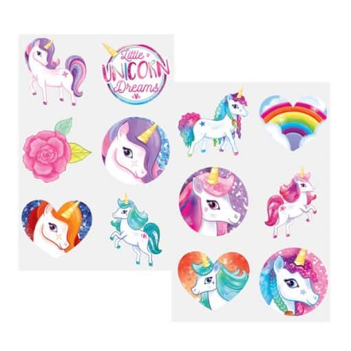 Unicorn Tattoo Sheet