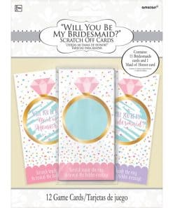 Be My Bridesmaid Scratch Off Cards