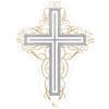 Elegant Cross SuperShape Foil Balloon