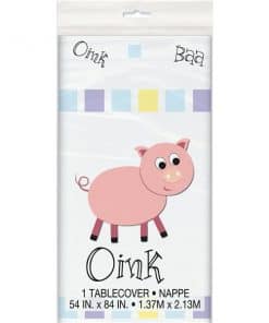 Farmyard Party Plastic Tablecover