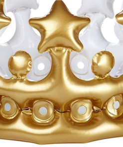Adults Inflatable Gold Crown