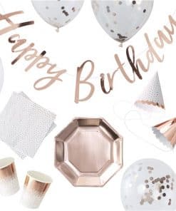 ROSE GOLD FOILED COMPLETE PARTY IN A BOX