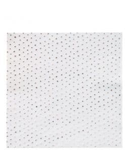 Alternative view of 16 x Pick & Mix Rose Gold Spotty Foiled Paper Napkins - 33cm