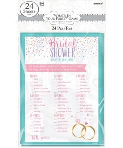 Bridal Shower 'What's In Your Purse' Game