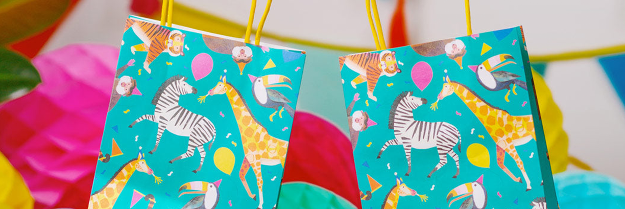 Party Animals Paper Treat Bags