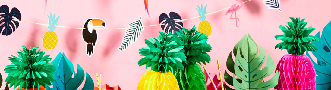 Flamingo Paper Plates