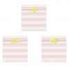 Light Pink Stripe Paper Treat Bags
