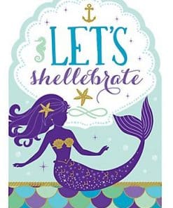 Mermaid Wishes Party Invitations