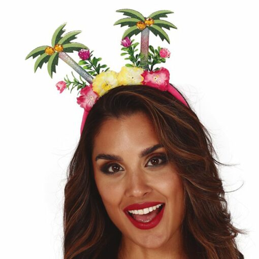 Palm Tree & Flower Headband