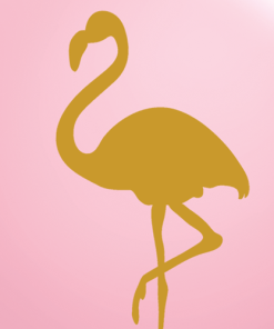 Pink Flamingo Printed Latex Balloon