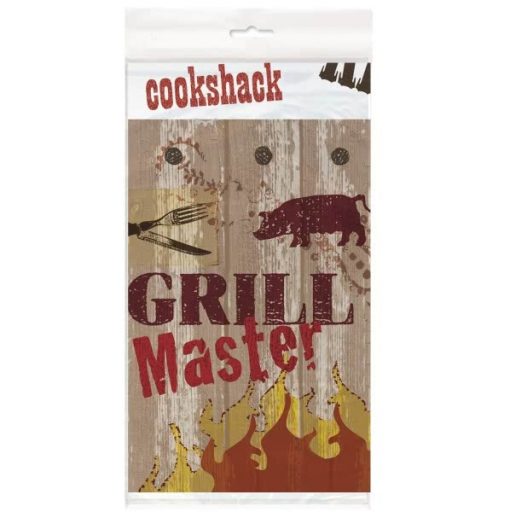 BBQ Grill Master Party Plastic Tablecover