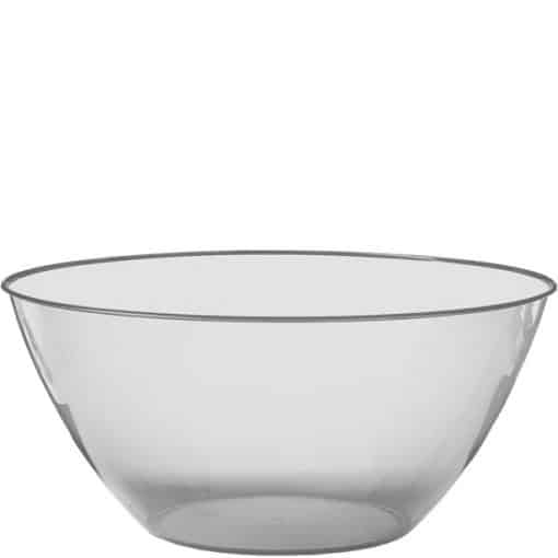 Clear Extra Large Plastic Serving Bowl - 4.7L