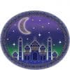 Eid Oval Paper Plates
