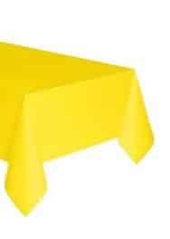 Neon Yellow Party Plastic Tablecovers