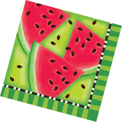 Summer Watermelon Party Paper Napkins