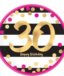 30th Pink & Gold Milestone