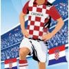 World Cup Football Croatia Stand-In Cutout Decoration