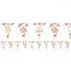 Floral Baby Party Pennant Banner