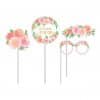 Floral Baby Party Photo Booth Props