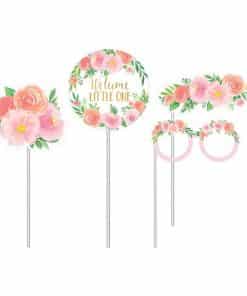 Floral Baby Party Photo Booth Props
