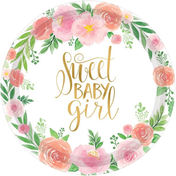 Floral Baby Shower Fun Party Supplies Uk