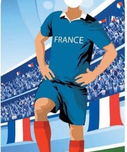 France Football Stand In